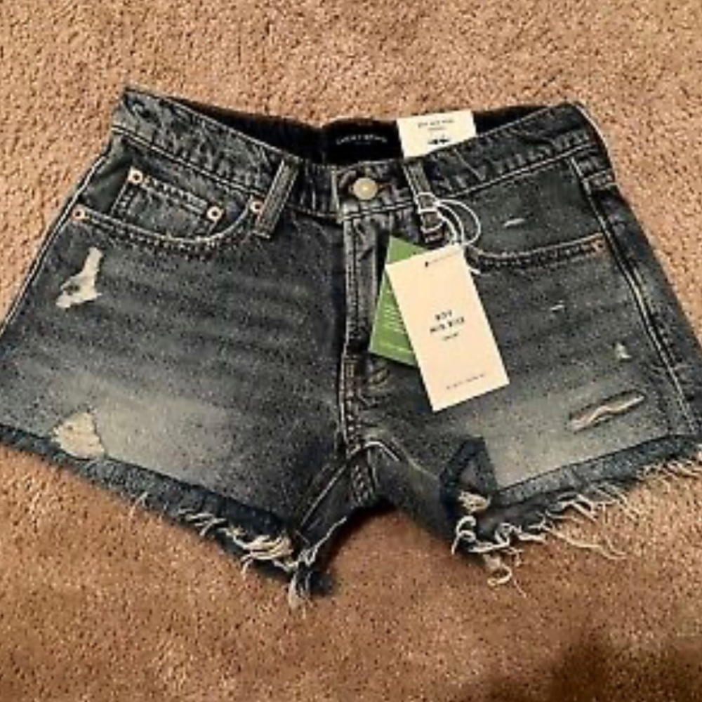 NWT Lucky Brand Midrise 3” Boy Shorts SIZE 0
